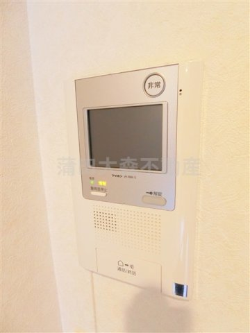 蒲田駅人気分譲賃貸マンションの設備|TVモニター付オートロック　インタ―ホン