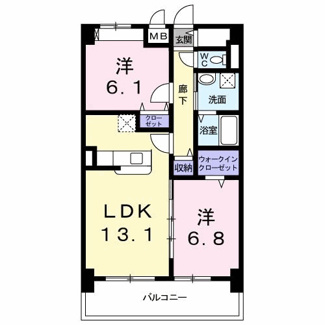 【間取り】 | グリンデルヴァルト | 間取りです。