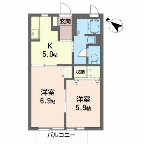 BBマーグⅠの間取り