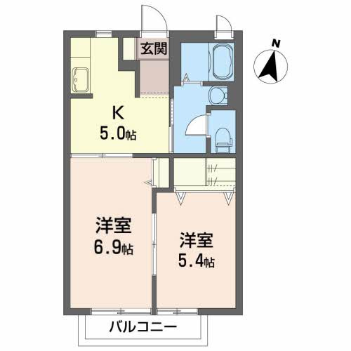 BBマーグⅠの間取り