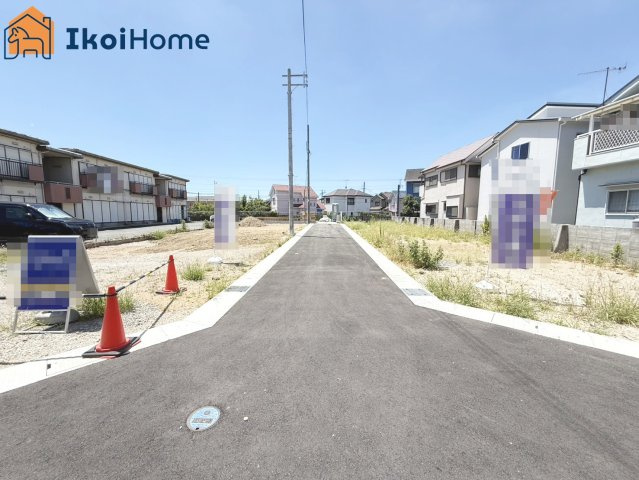 明石市大久保町大久保町3期　2号地　土地の前面道路含む現地写真|物件・当店の最寄駅まで無料送迎！最短10分で指定場所へお迎えに向かいます！まずはお問い合わせください