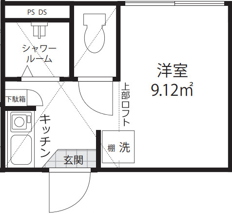 Fitz Roy千住の間取り