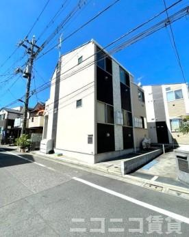 板橋区新河岸３丁目のアパートの外観