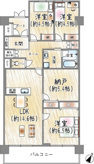 【間取り】 | 日興千里丘スカイマンションＡ棟