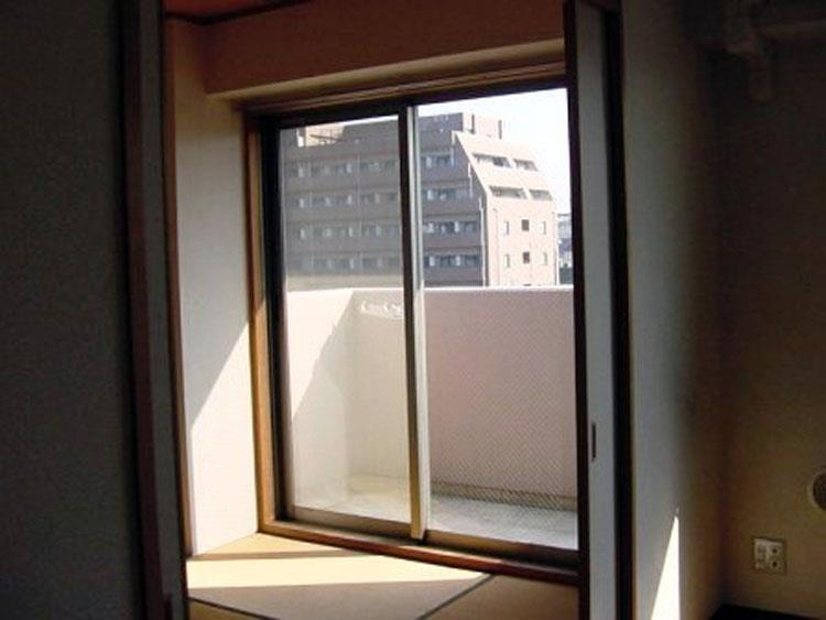 北糀谷コートのバルコニー