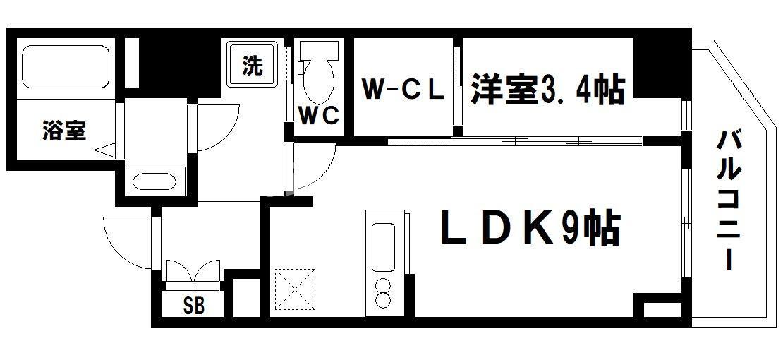 セレニテ本町リアンの間取り