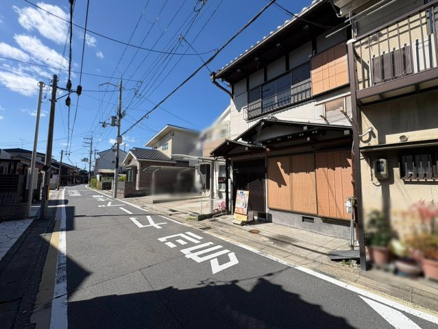 納所町　建築条件付土地　【新築参考プラン】の前面道路含む現地写真|京阪淀駅…徒歩１１分！通勤や通学に嬉しい距離♪（R8.10撮影）