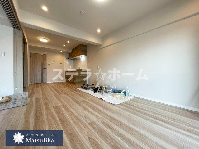 大阪市旭区新森１丁目の中古マンションの居間・リビング|おしゃれなリビングです