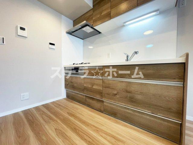 大阪市旭区新森１丁目の中古マンションのキッチン|きれいなキッチンです