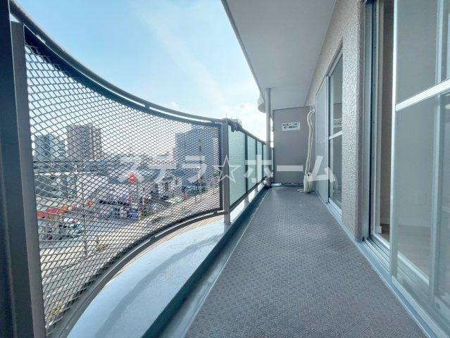 大阪市旭区新森１丁目の中古マンションのバルコニー|バルコニーがあります
