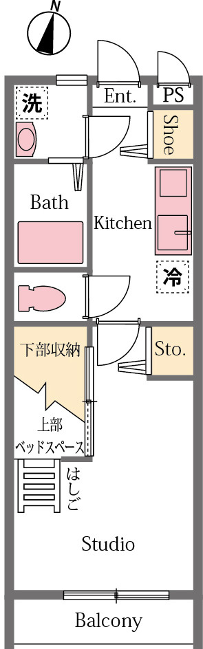 ZERO月の輪Staの間取り