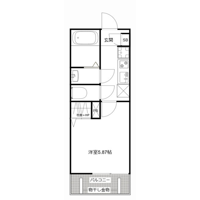 MQuarto鶴瀬の間取り