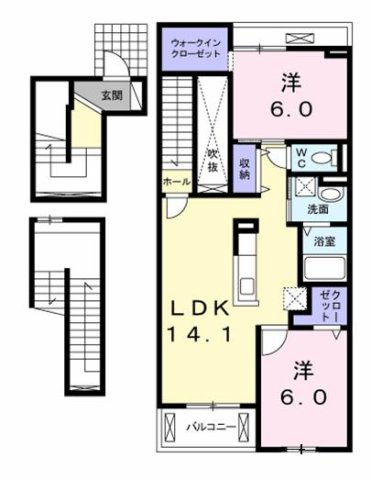 レルム・ダイキの間取り
