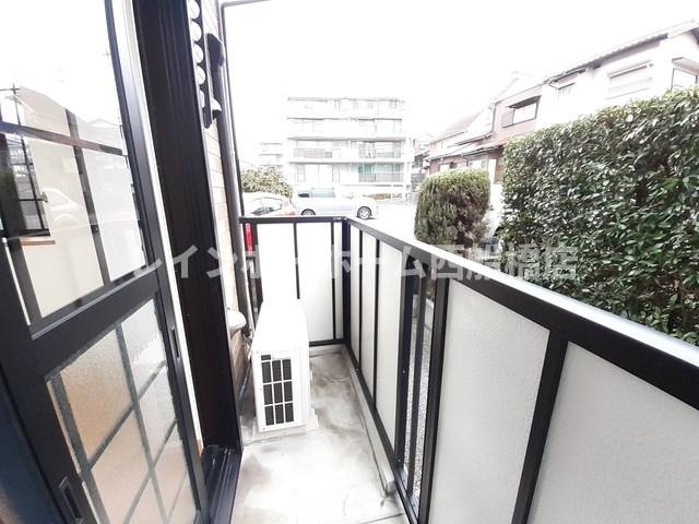 グリーンフィールズ薬円台１のバルコニー