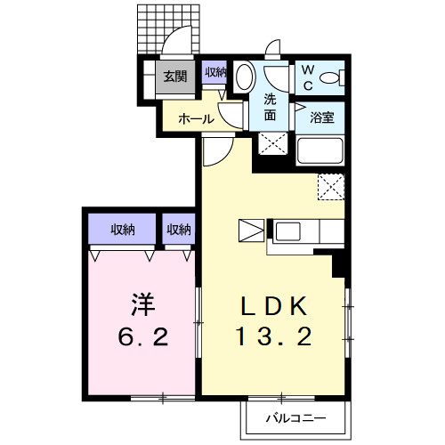 グリーンフィールズ薬円台１の間取り