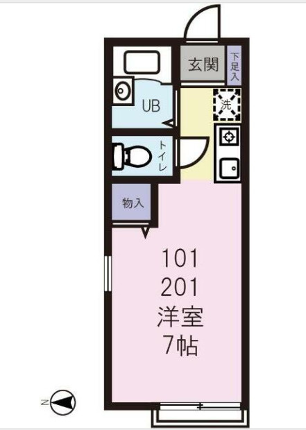 パルメゾンASKAの間取り