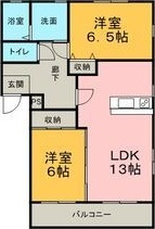 スピーリアBの間取り