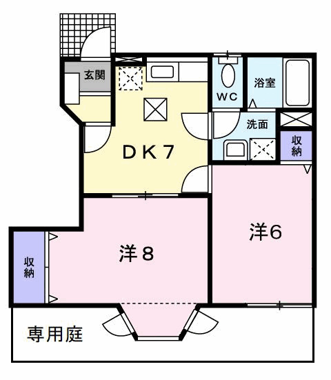 ウエストヒルズの間取り