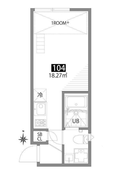 グランエッグス中野南台の間取り