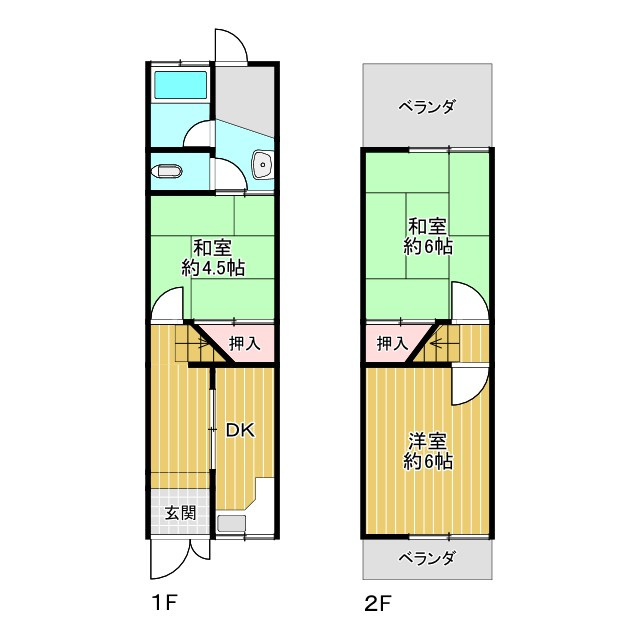寝屋川市堀溝北町の間取り