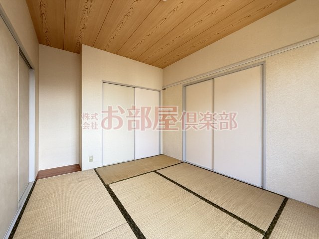 メゾンドール小森野B棟の和室|ゆったりとくつろげる和室です