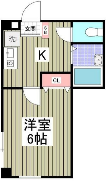 国松ビルの間取り|間取りです。
