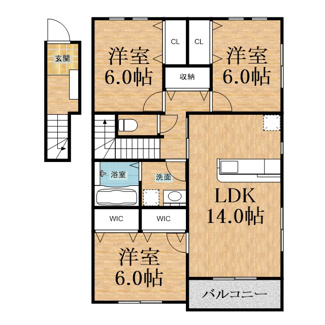 【間取り】 | スカイタウン中西