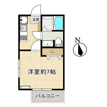 BestStage上福岡3丁目の間取り