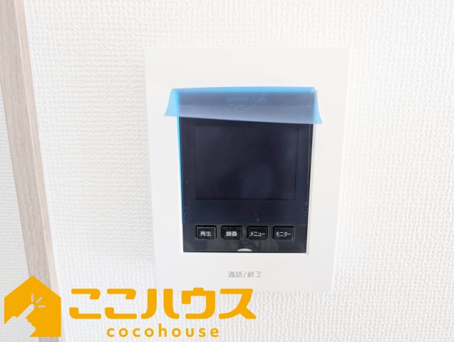 浦添市伊祖5丁目　新築戸建て　全3棟　B号棟のセキュリティ|録画機能付きTVインターホン
