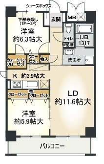LAVIS(ラヴィ)の間取り