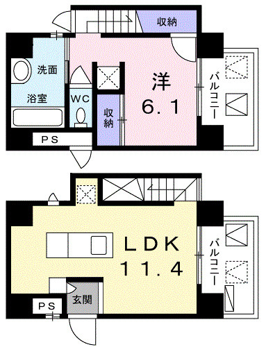ホワイトブロッサムの間取り