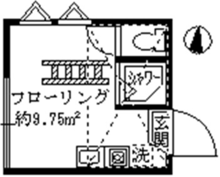 杉並区梅里１丁目のアパートの間取り