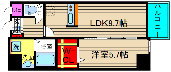 ドミツィール福の間取り