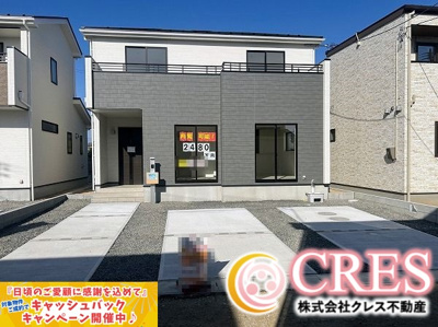 【前面道路含む現地写真】 | ☆☆新築住宅　いわき市泉町下川　オール電化　全５棟ｰ⑤！！ご案内随時受付中です♪ | ご見学できます♪