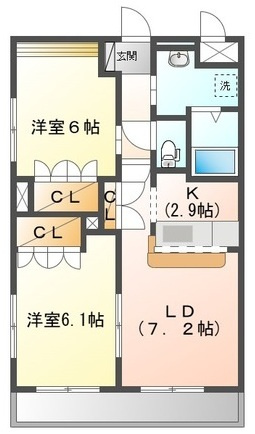 ラ・エレガンス７７の間取り