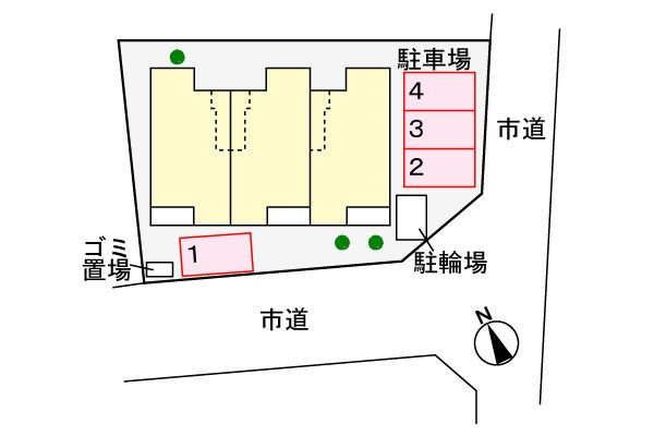 フォーリストの区画図
