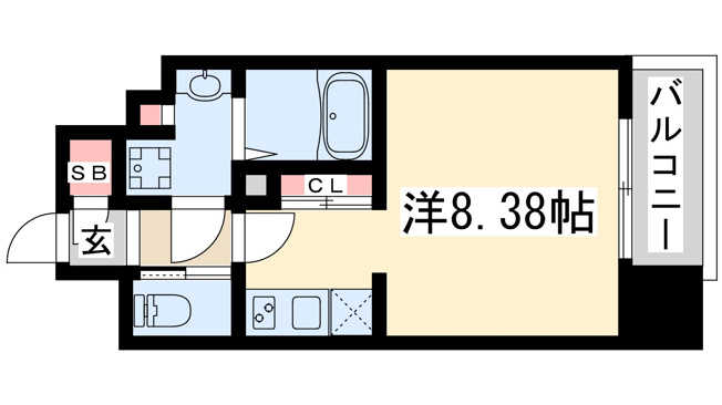 【間取り】 | ドゥーエ江坂3