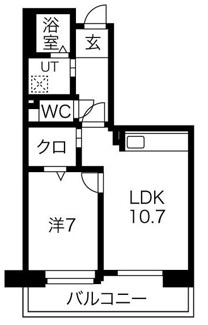 【間取り】 | アクティ目黒駅前2号棟 | 間取りです。