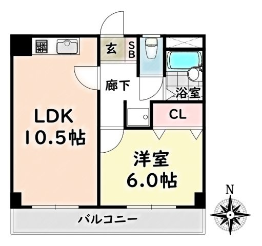 【間取り】 | Blois亀城