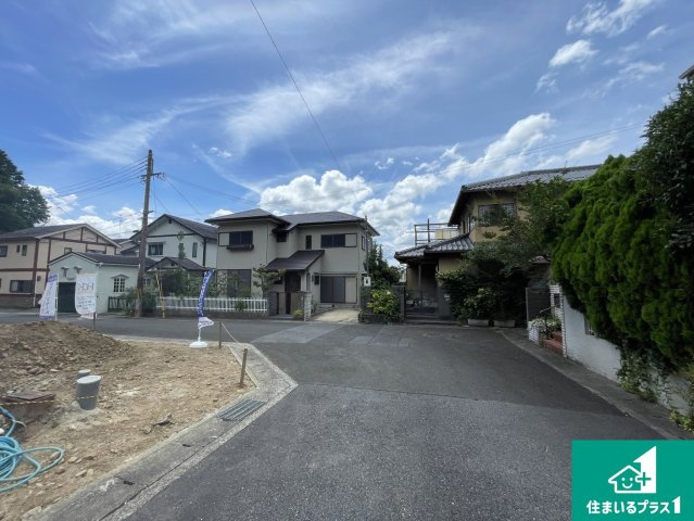 京都市左京区岩倉花園町　第9期　新築一戸建ての前面道路含む現地写真|周辺は落ち着いた街並みの住宅地！子育てがしやすい住環境です！まだ未完成ですが、現地でしかわからない事もございます。是非一度ご覧ください。