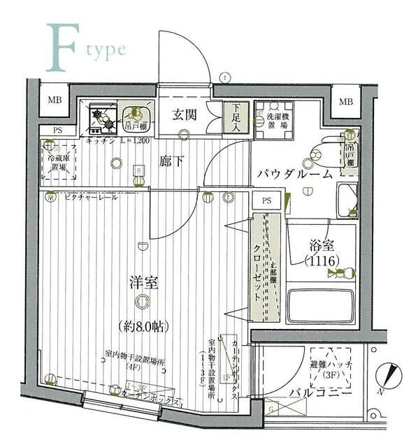 グロース北赤羽の間取り