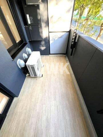 名古屋市中区栄５丁目の賃貸マンションのバルコニー