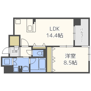 グレンパーク梅田北の間取り