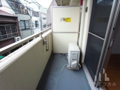 文京区本郷２丁目の賃貸マンションのバルコニー