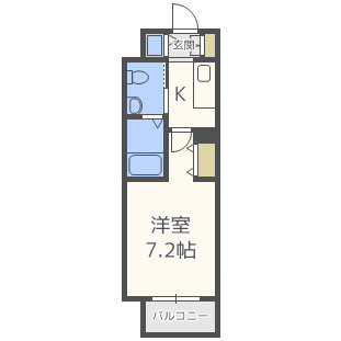グランルージュ中之島南の間取り|グランルージュ中之島南　開放感ある間取り