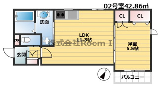 【間取り】 | シャンテオカ