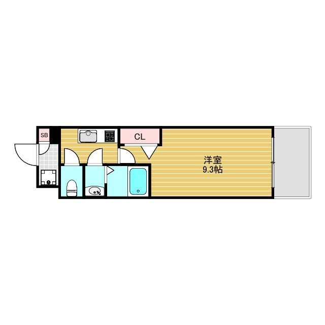 Luxe淡路の間取り