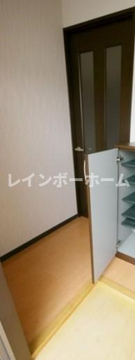 コスモハイツの玄関