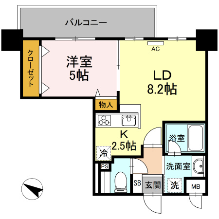 【間取り】 | ハイムローゼⅦ