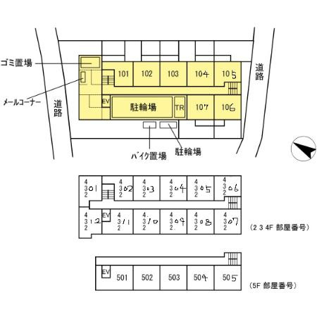 【区画図】 | ハイムローゼⅦ